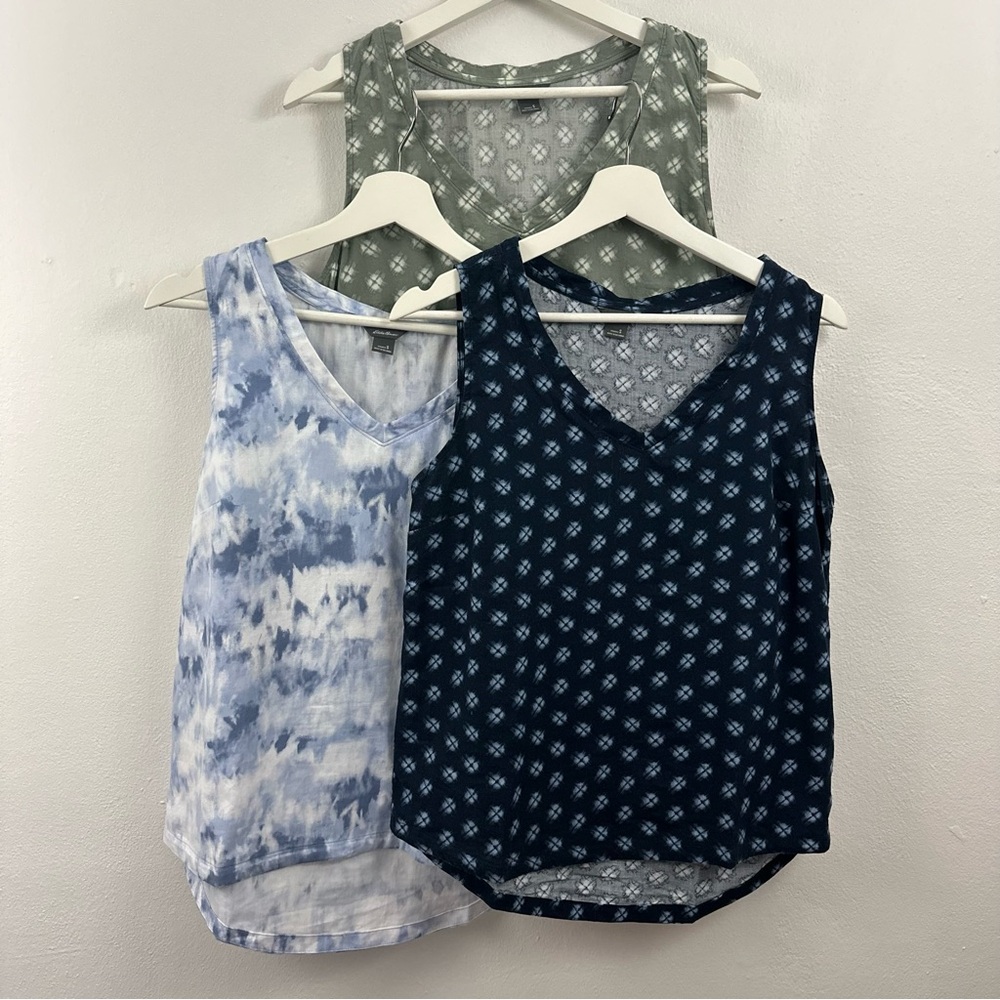2/$20 Eddie Bauer Tank Tops Lot of 3 Women's Size S